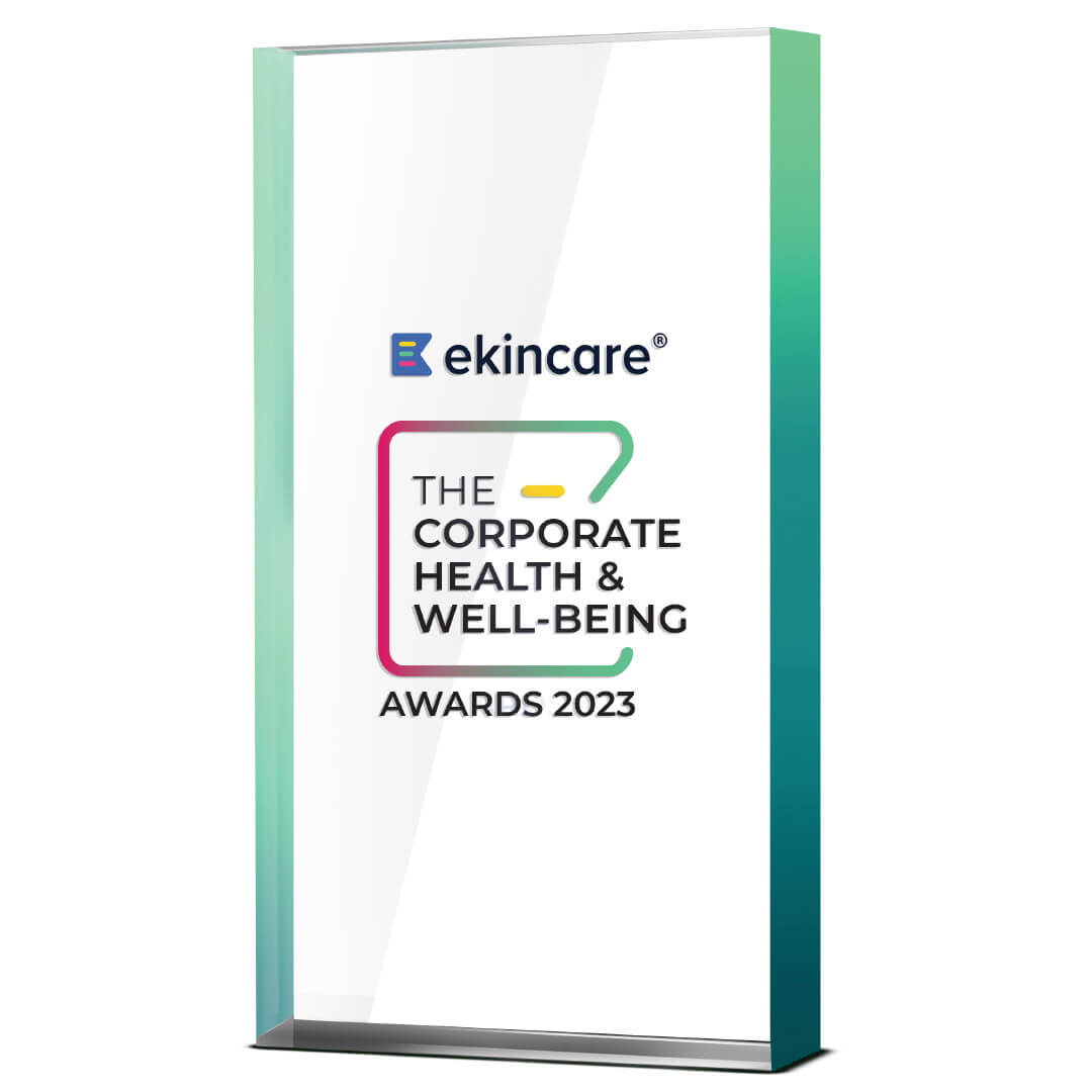 Corporate Health and Well-being Awards 2023 trophy