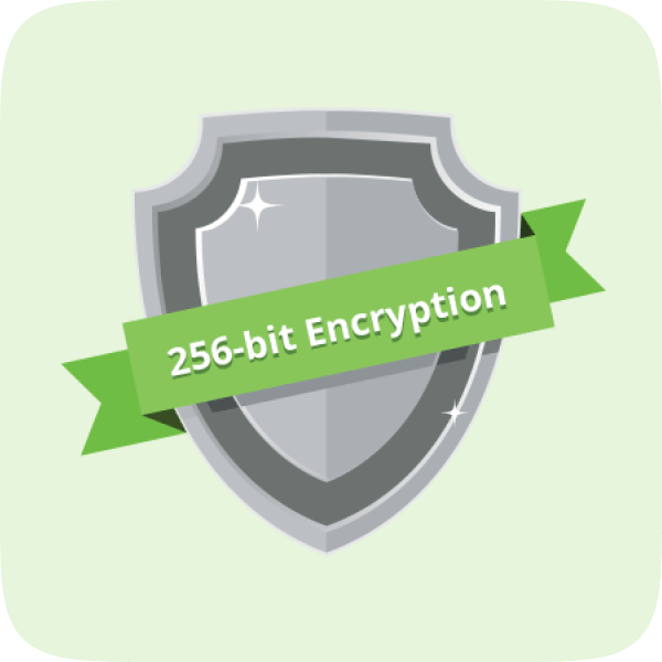 256-bit AES encryption